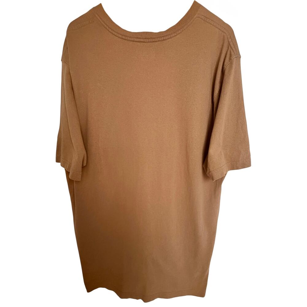 Carhartt K87 Heavyweight Pocket T Shirt Desert Brown Mens L Tall - Picture 2 of 7